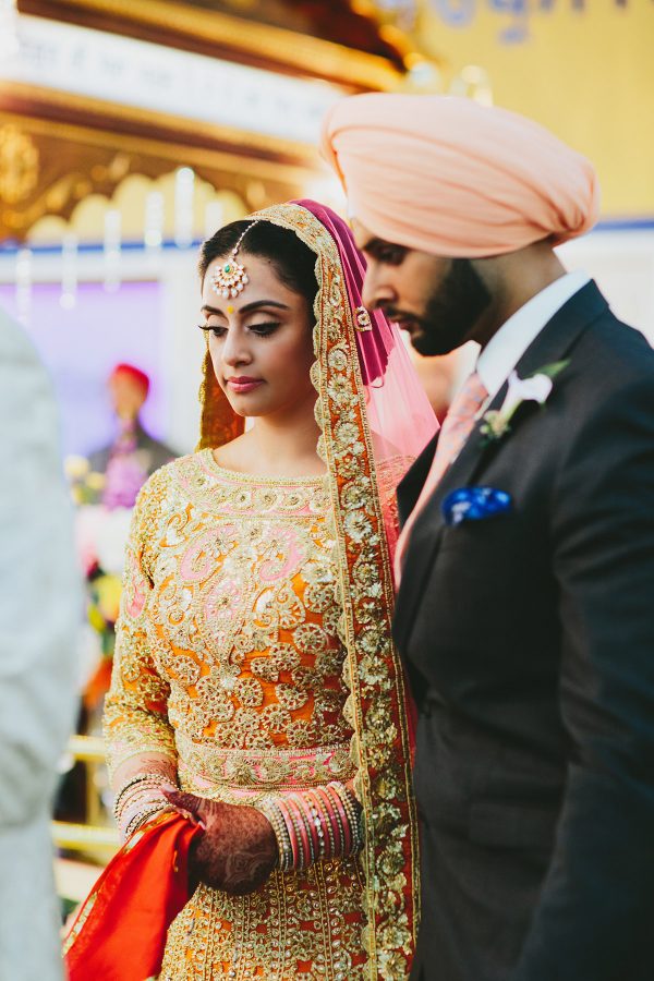 A Vancouver Indian bride during her wedding ceremony www.lucida-photography.com