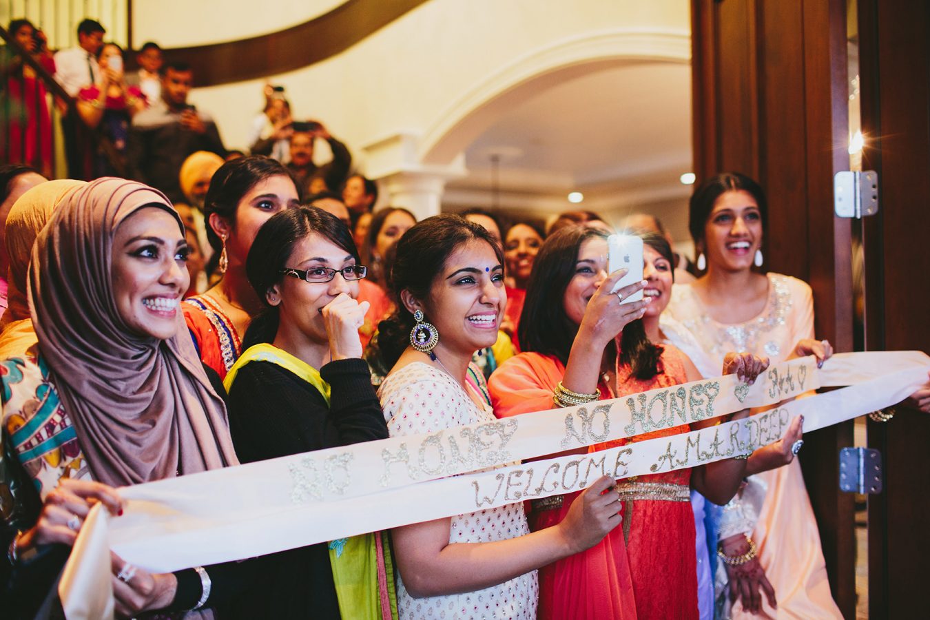 Door games at an Indian wedding www.lucida-photography.com