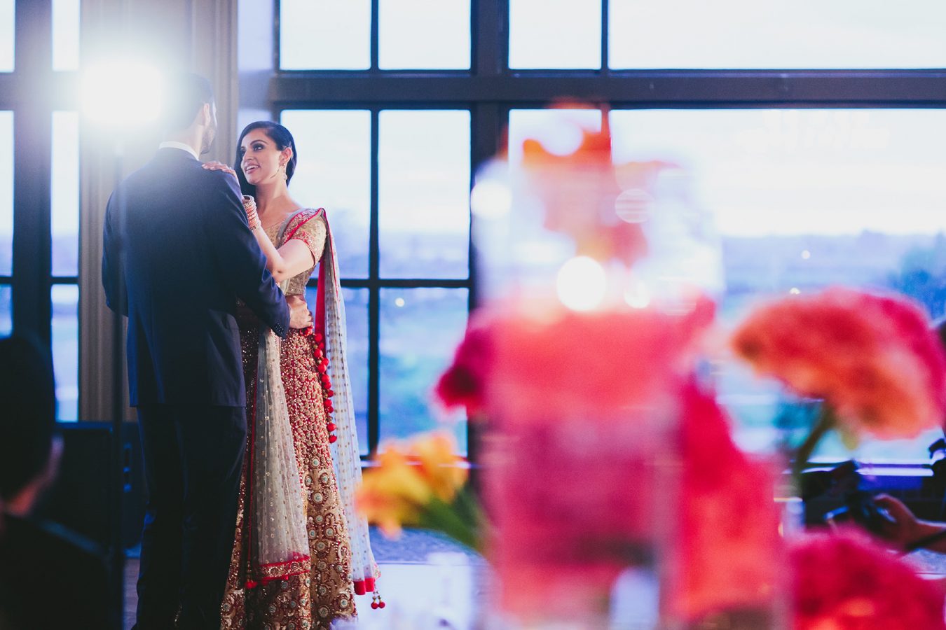 first dance at Swan-E-Set Indian wedding www.lucida-photography.com
